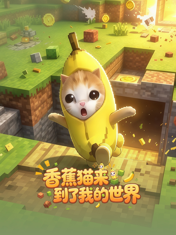 香蕉猫来到了我的世界