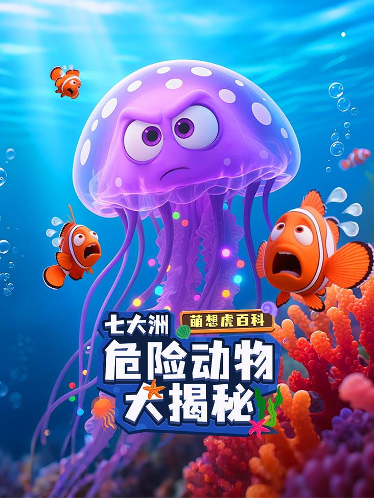 萌想虎百科七大洲危险动物大揭秘封面图