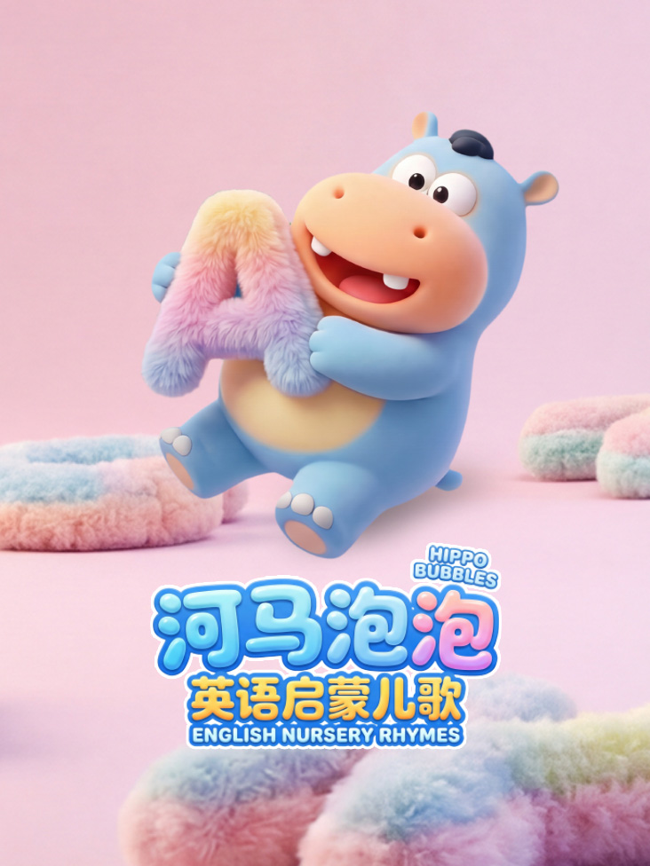 河马泡泡英语版启蒙儿歌