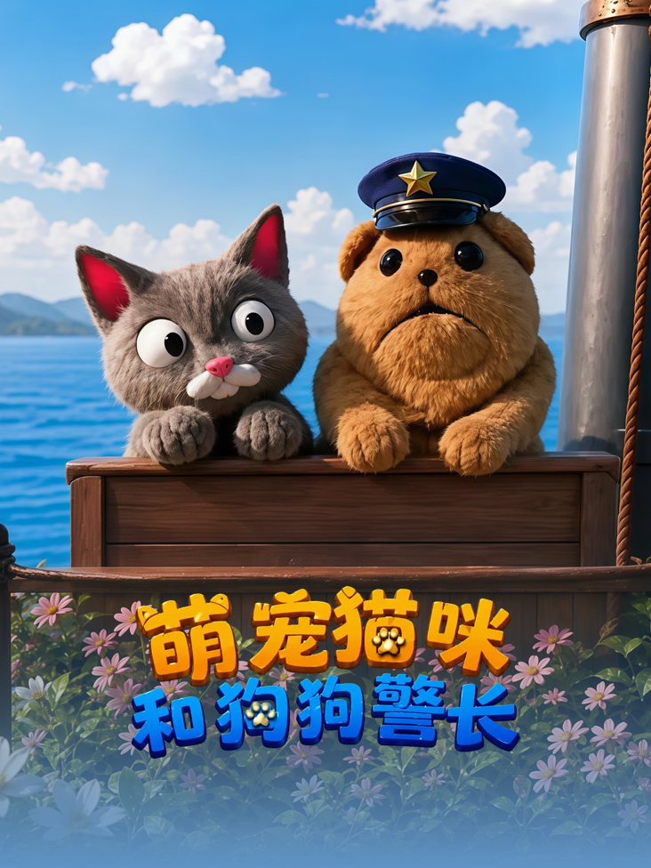 萌宠猫咪和狗狗警长