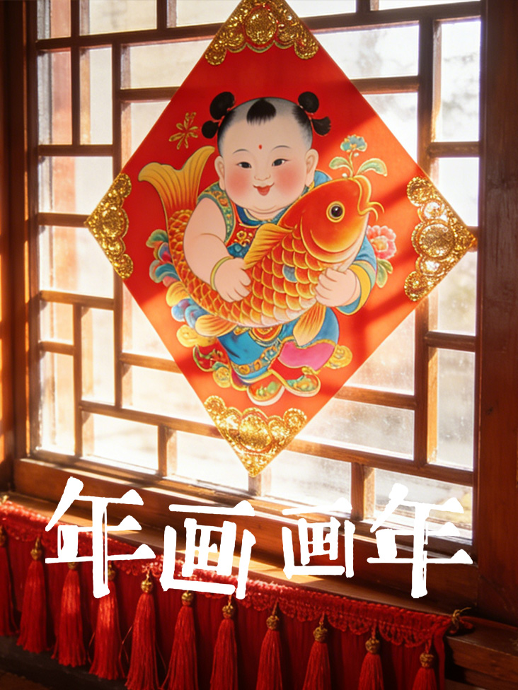 年画画年封面图