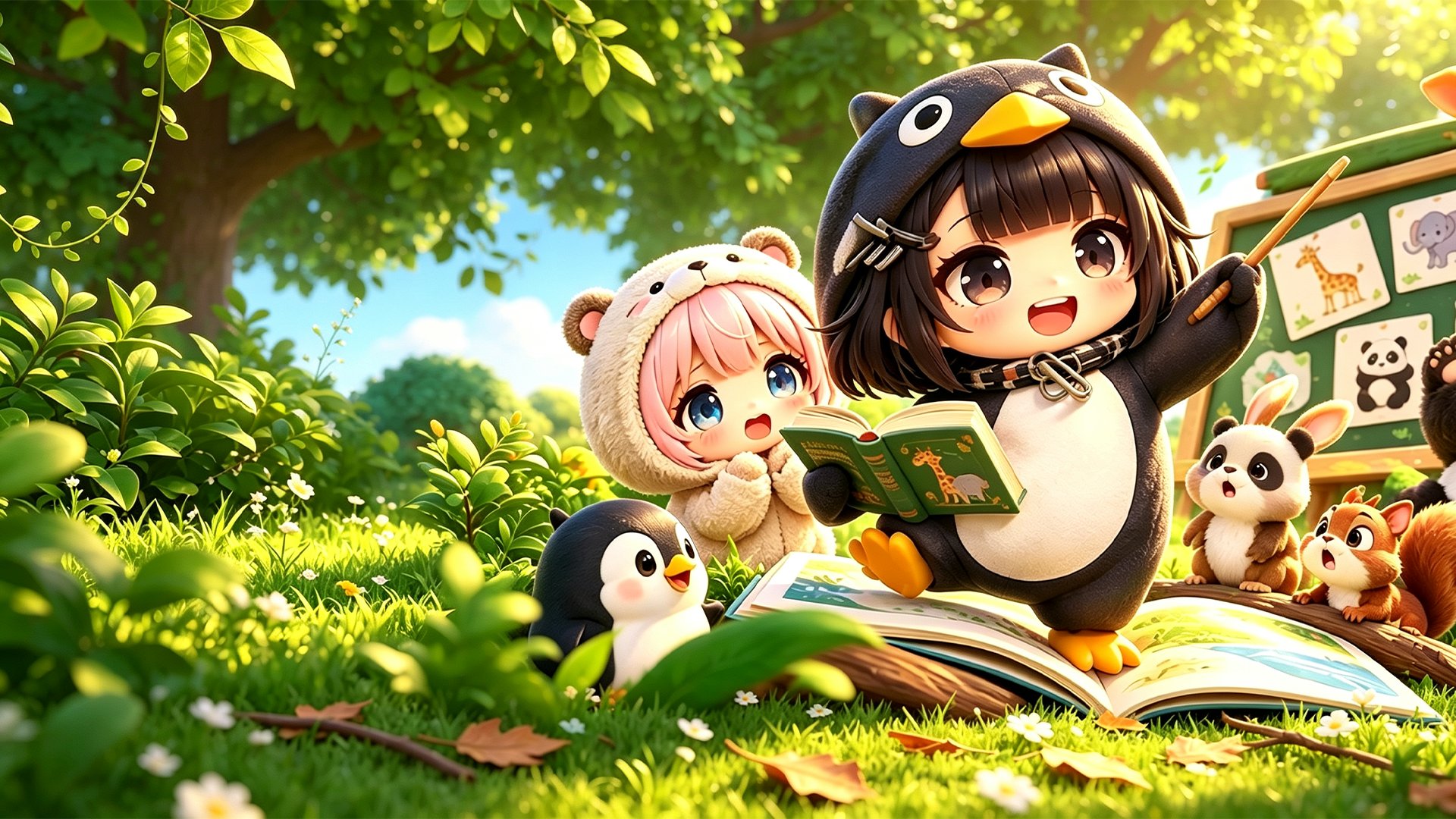 今日10:00上线 咕咕嘎嘎Q版动物小课堂